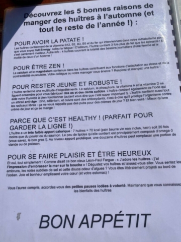 Les huitres